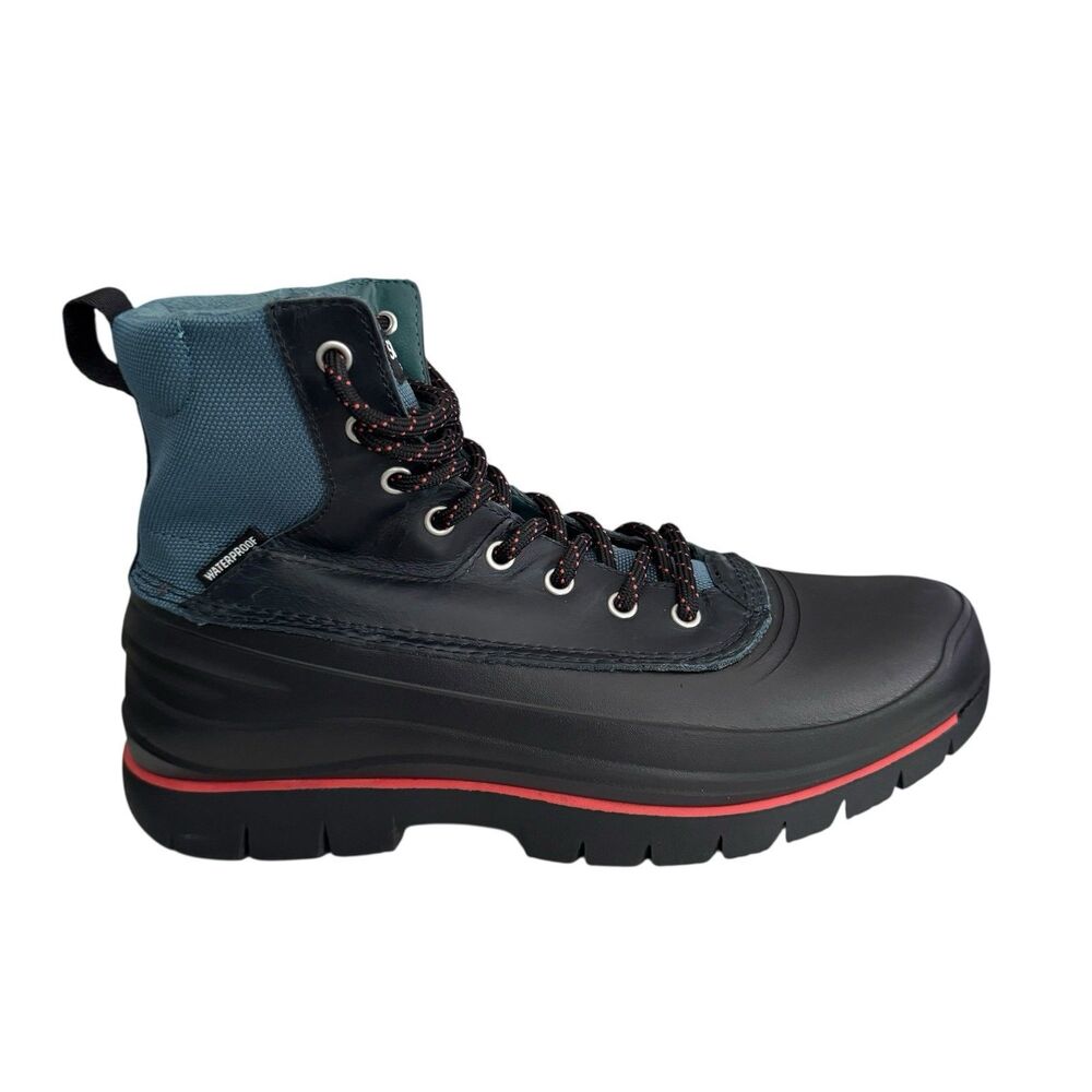Sperry Cannon Winter Lace Up Leather Waterproof Boots (STS24399) Teal Mens US 9M